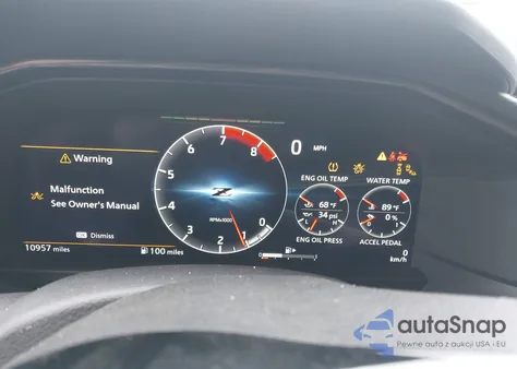 2023 Nissan Z Sport Manual from USA, damaged, VIN JN1BZ4AH1PM310285